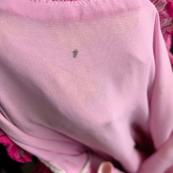 LoveShackFancy Vynne Off The Shoulder Maxi Ombre Dress NWT - Picture 7 of 7